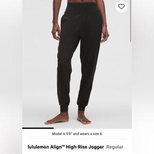 Lululemon align jogger black
